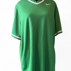Nike Men's Vibrant Green Baseball Jersey